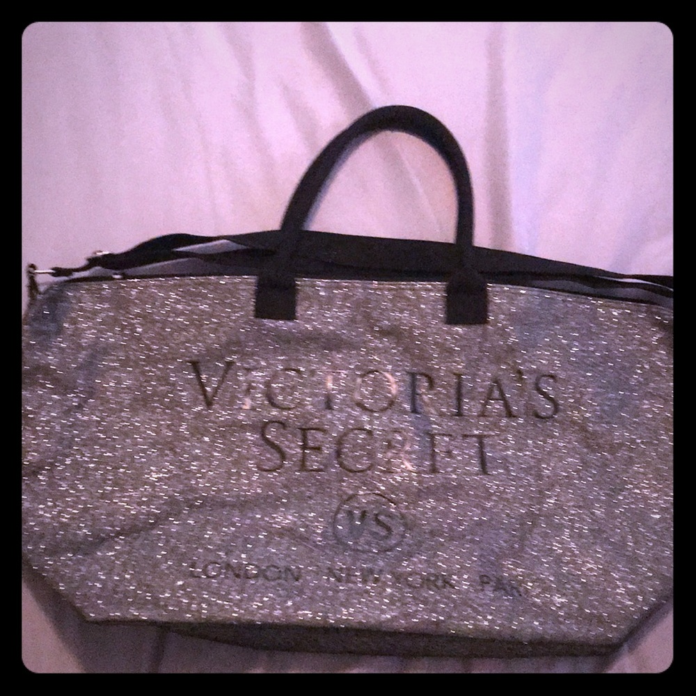 Large sparkly VS tote